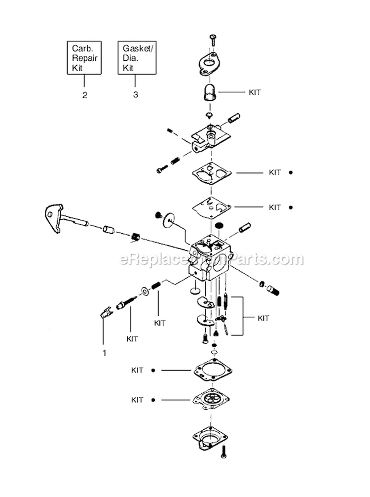 Page A Diagram and Parts List for TE400CXL Type 5 Weed Eater Trimmer
